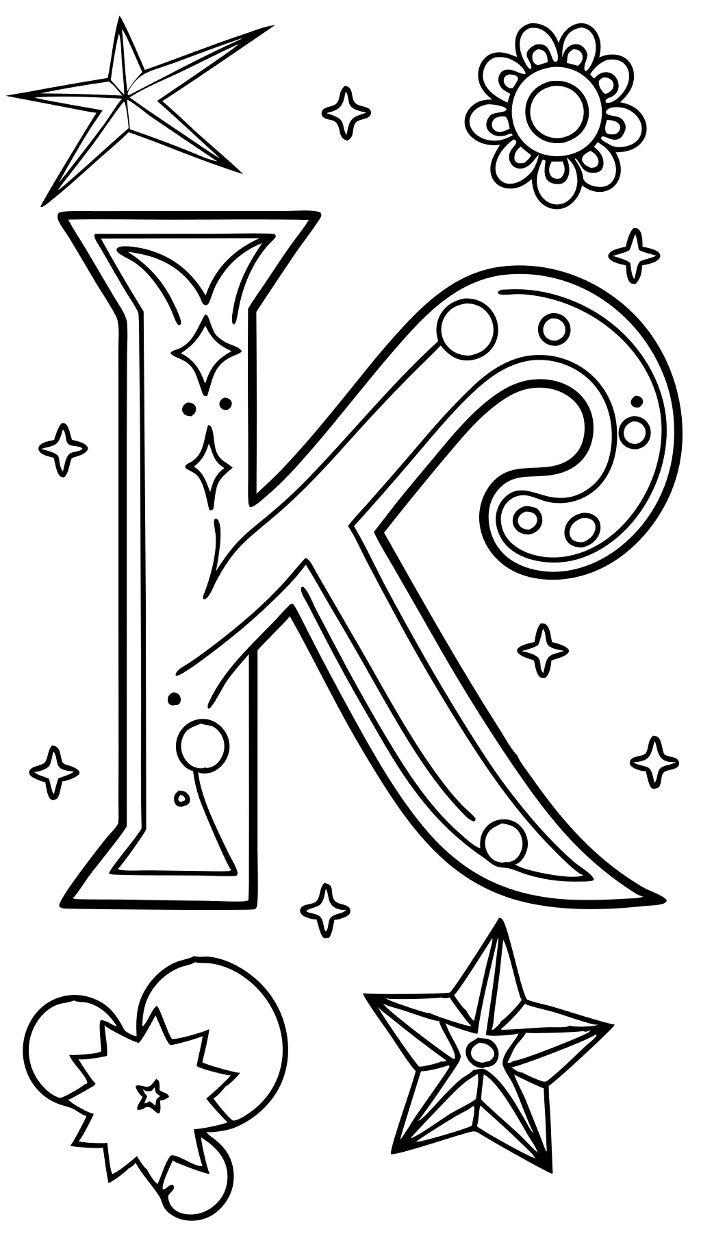 letter k coloring pages